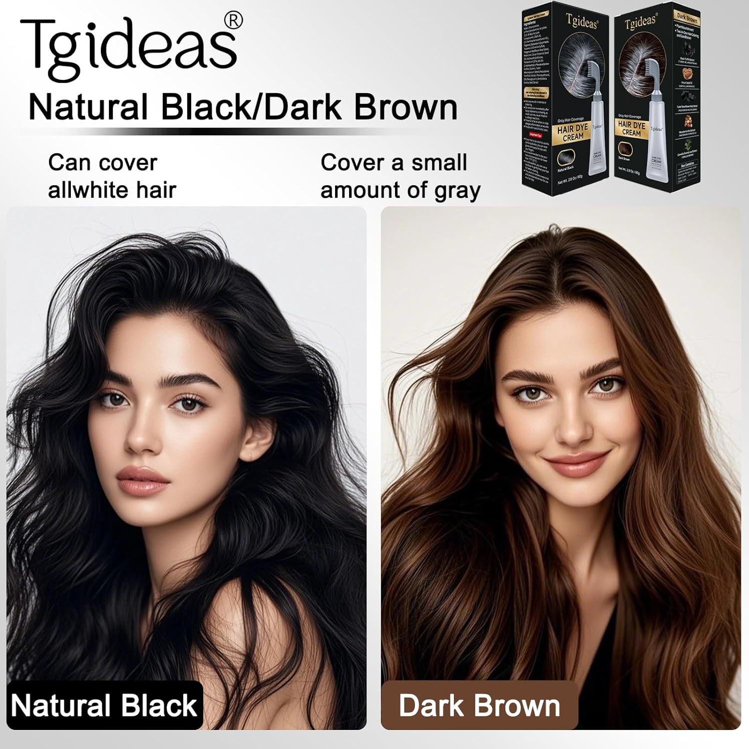 Tgideas Hair Dye Cream with Comb Applicator
