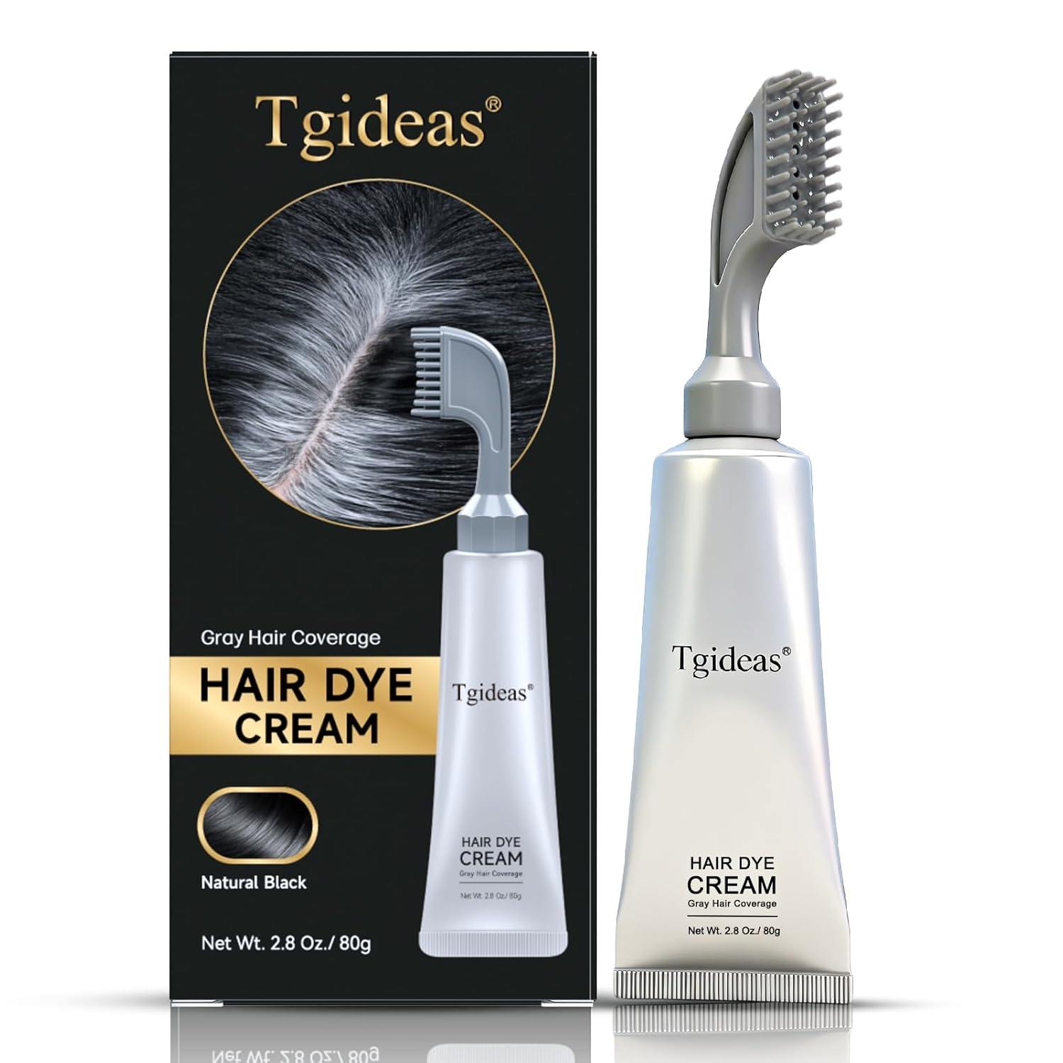 Tgideas Hair Dye Cream with Comb Applicator