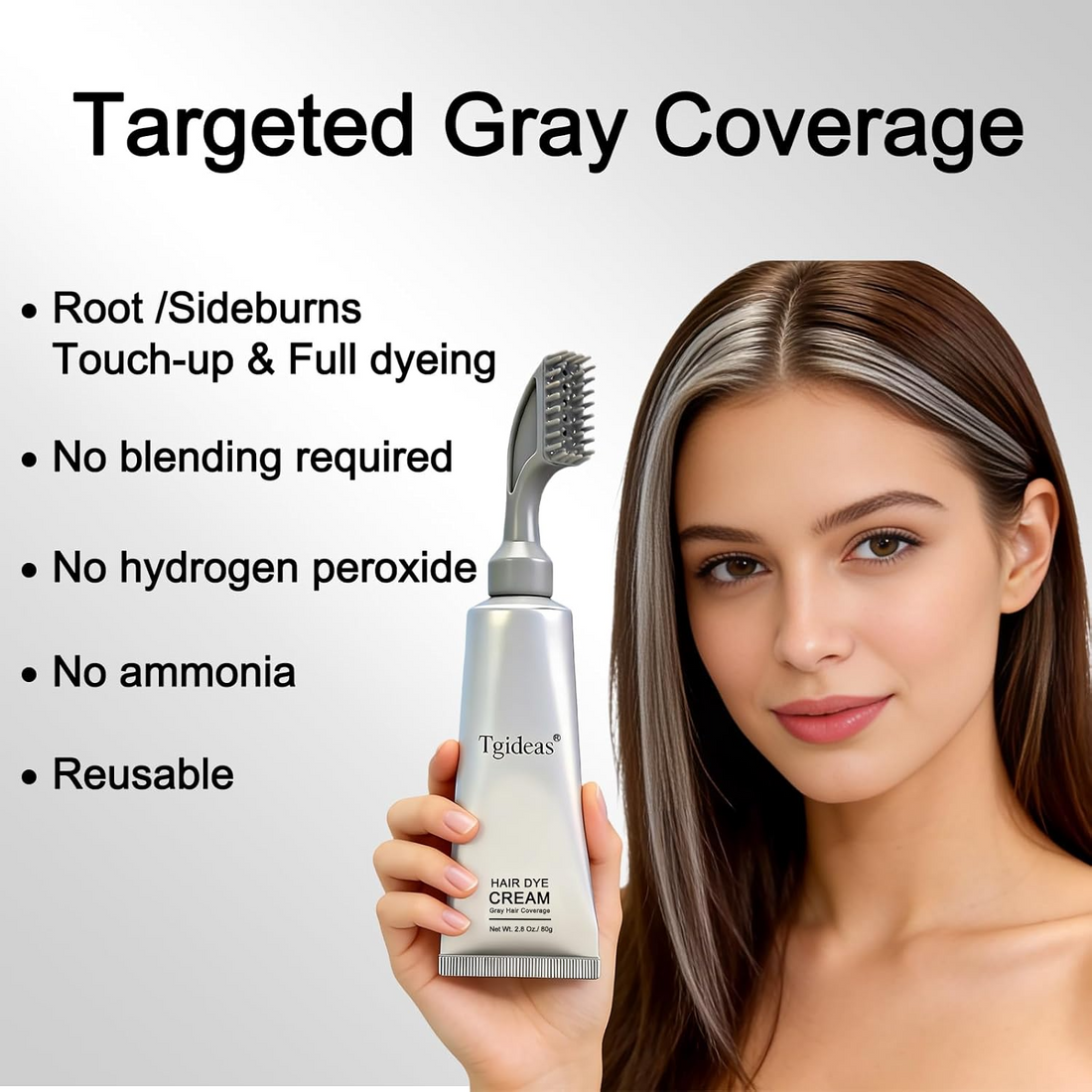Tgideas Hair Dye Cream with Comb Applicator