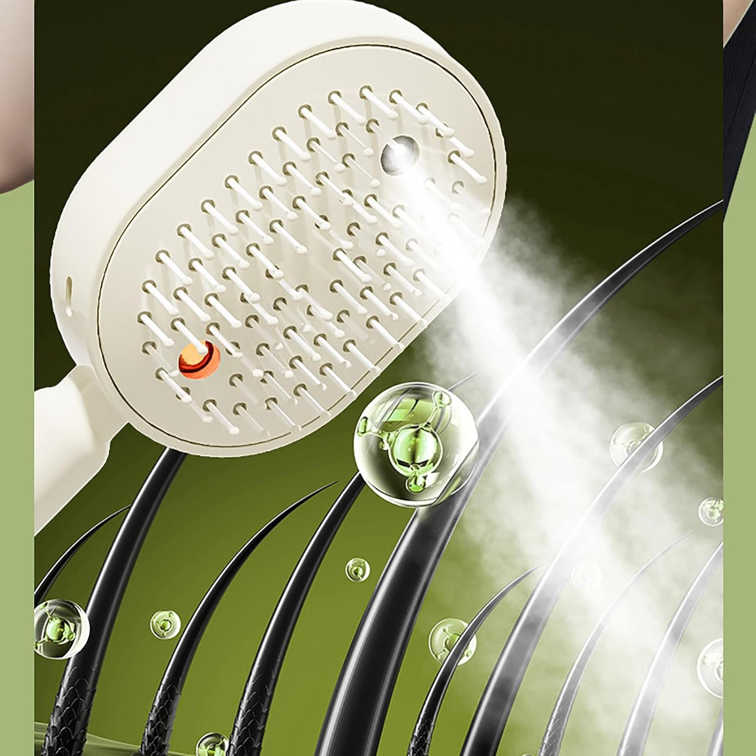 MistGlide – Spray Air Cushion Massage Comb